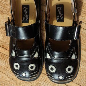 T.U.K. Anarchic Cat Mary Janes - size 10